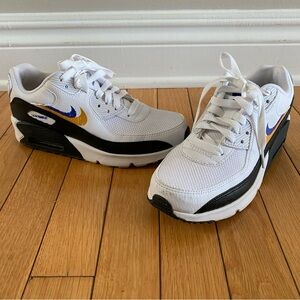 Kids Nike Air Max shoes. Worn once! Comes from smoke free and pet free home.